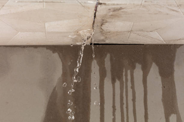 Professional Flood Damage Cleanup technician working in Central, UT
